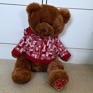 Aeropostale Plush Bear in Red Hoodie